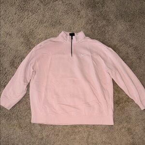 Nike Light Pink Pullover with Logo